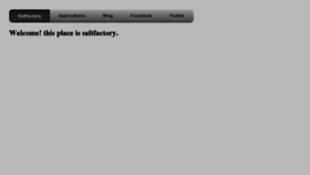 What Saltfactory.net website looked like in 2013 (10 years ago)