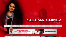 What Selenagomezzone.com website looked like in 2013 (10 years ago)