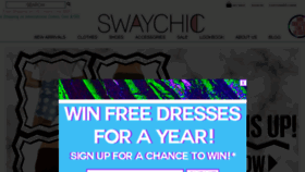 What Swaychic.com website looked like in 2013 (10 years ago)
