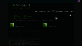 What Sat-support.tv website looked like in 2013 (10 years ago)