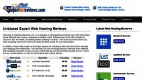 What Superhostreviews.com website looked like in 2013 (10 years ago)