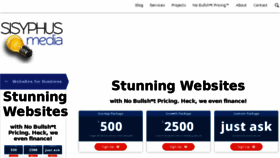 What Sisyphusmedia.com website looked like in 2013 (10 years ago)