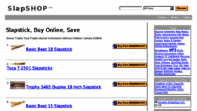 What Slapshop.com website looked like in 2013 (10 years ago)