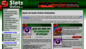 What Slotsonline.nl website looked like in 2013 (10 years ago)
