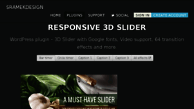 What Sramekdesign.com website looked like in 2013 (10 years ago)