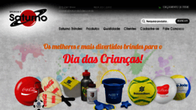 What Saturnobrindes.com.br website looked like in 2013 (10 years ago)