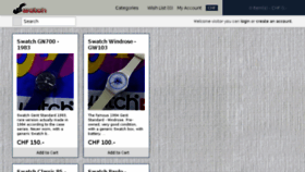 What S-watch.ch website looked like in 2013 (10 years ago)