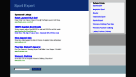 What Sportexpert.com website looked like in 2013 (10 years ago)
