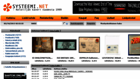 What Systeemi.net website looked like in 2013 (10 years ago)