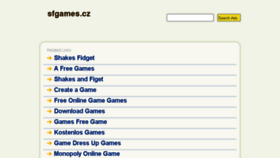 What Sfgames.cz website looked like in 2013 (10 years ago)