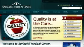 What Springhillmedicalcenter.com website looked like in 2013 (10 years ago)