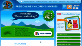 What Storytimeforme.com website looked like in 2013 (10 years ago)