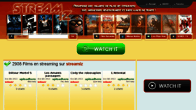 What Streamiz.com website looked like in 2013 (10 years ago)