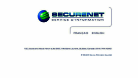 What Securenet.net website looked like in 2013 (10 years ago)