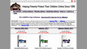 What Software4parents.com website looked like in 2013 (10 years ago)