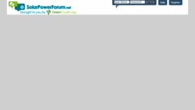 What Solarpowerforum.net website looked like in 2013 (10 years ago)