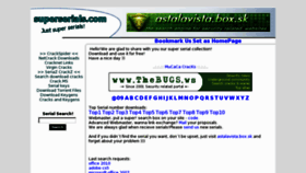 What Superserials.com website looked like in 2013 (10 years ago)