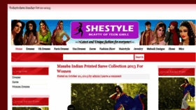 What Shestyle.co.uk website looked like in 2013 (10 years ago)