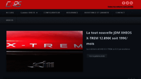 What Sevencars.fr website looked like in 2013 (10 years ago)