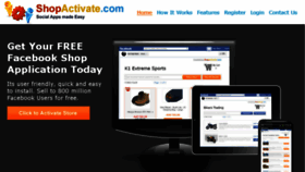 What Shopactivate.com website looked like in 2013 (10 years ago)