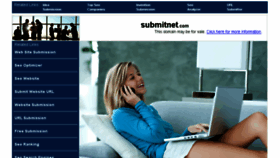 What Submitnet.com website looked like in 2013 (10 years ago)