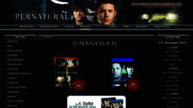 What Supernatural-serie.de website looked like in 2013 (10 years ago)