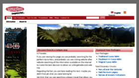 What Sumaqperu.com website looked like in 2013 (10 years ago)