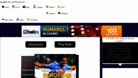 What Sports-tv.eu website looked like in 2013 (10 years ago)