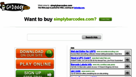 What Simplybarcodes.com website looked like in 2013 (10 years ago)