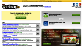 What Sepatubranded.com website looked like in 2013 (10 years ago)