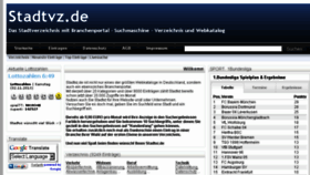 What Stadtvz.de website looked like in 2013 (10 years ago)