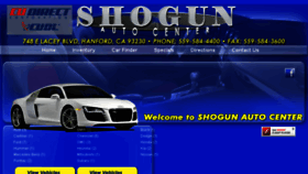 What Shoguncars.com website looked like in 2013 (10 years ago)