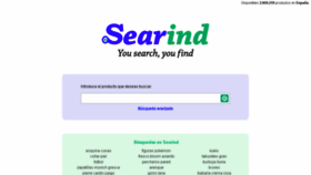 What Searind.es website looked like in 2013 (10 years ago)