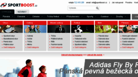 What Sportboost.cz website looked like in 2013 (10 years ago)