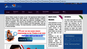What Seniorwriters.net website looked like in 2013 (10 years ago)