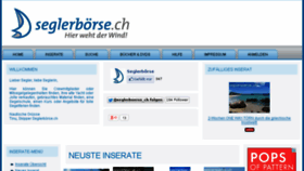 What Seglerboerse.ch website looked like in 2013 (10 years ago)