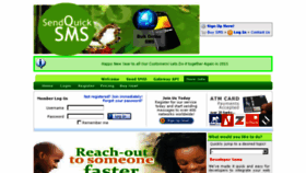 What Sendquicksms.com website looked like in 2013 (10 years ago)