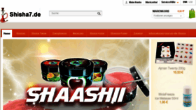 What Shisha7.de website looked like in 2013 (10 years ago)
