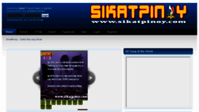 What Sikatpinoy.com website looked like in 2013 (10 years ago)