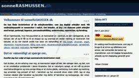 What Sonnerasmussen.dk website looked like in 2013 (10 years ago)
