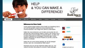 What Sharehealth.de website looked like in 2013 (10 years ago)