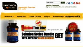 What Sainthoodherbs.com website looked like in 2013 (10 years ago)