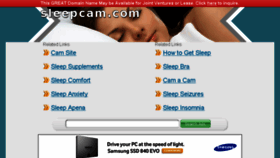 What Sleepcam.com website looked like in 2013 (10 years ago)