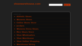 What Shoewarehouse.com website looked like in 2013 (10 years ago)