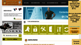 What Serruriers-serrurerie.fr website looked like in 2013 (10 years ago)