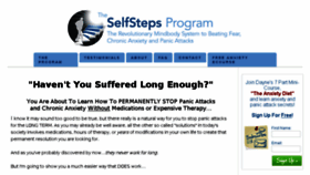What Selfsteps.com website looked like in 2013 (10 years ago)