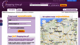 What Shopping-time.pl website looked like in 2013 (10 years ago)