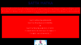 What Sattamatka.eu website looked like in 2014 (10 years ago)