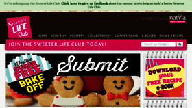 What Sweeterlifeclub.com website looked like in 2014 (10 years ago)
