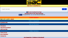 What Sataradjs.com website looked like in 2014 (10 years ago)
